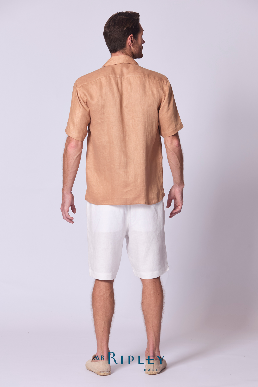 Camp Linen Shirt in Straw