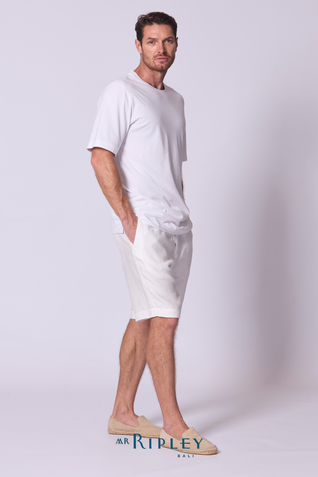 Cotton Supima Classic T Shirt in White