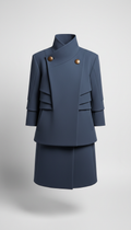 Slate Blue Statement Jacket