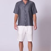 Camp Linen Shirt in  Amethyst