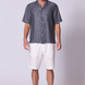 Linen Camp Shirt in Lavender