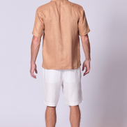Camp Linen Shirt in Straw