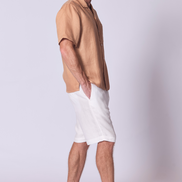 Camp Linen Shirt in Straw