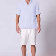 Camp Shirt Cotton Blend in Chambray