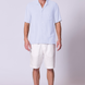Cotton Camp Shirt in Light Blue