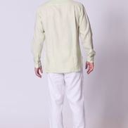 Classic Linen Shirt Long Sleeve in Seafoam