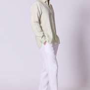 Classic Linen Shirt Long Sleeve in Seafoam