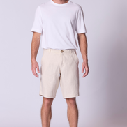 Classic Linen Short in Stone