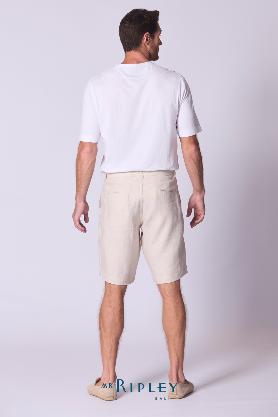Classic Linen Short in Stone