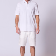 Cotton Supima Classic Polo Shirt in White