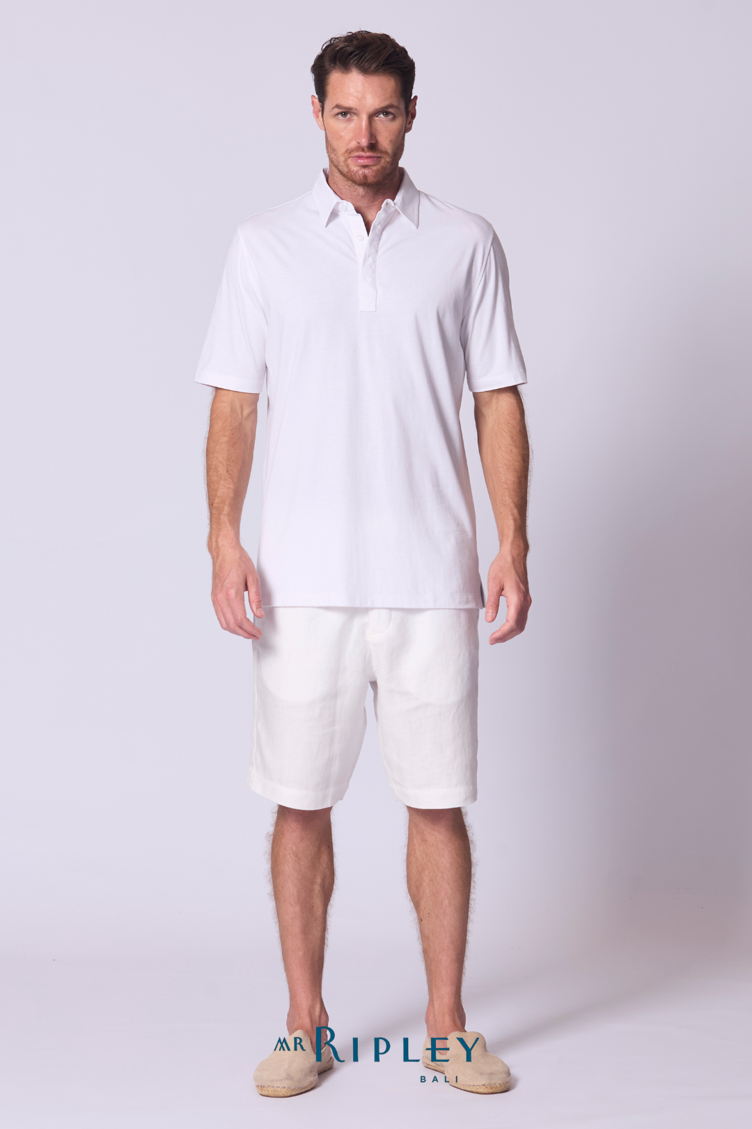 Cotton Supima Classic Polo Shirt in White