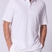 Cotton Supima Classic Polo Shirt in White