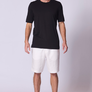 Cotton Supima Classic T Shirt in Black