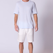 Cotton Supima Classic T Shirt in Chambray