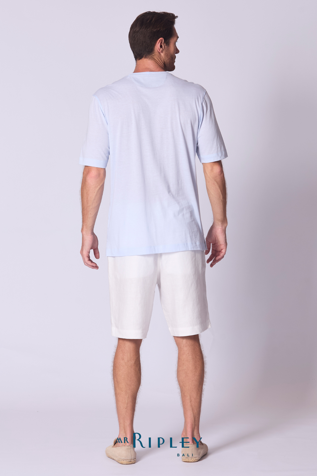 Cotton Supima Classic T Shirt in Chambray
