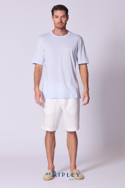 Camiseta clásica de algodón Supima en Chambray