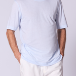 Camiseta clásica de algodón Supima en Chambray