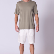Cotton Supima Classic T Shirt In Khaki