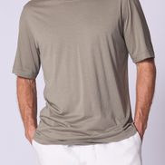 Cotton Supima Classic T Shirt In Khaki