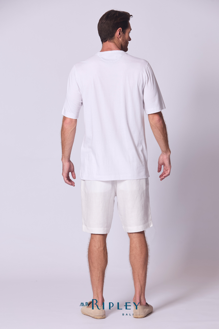Cotton Supima Classic T Shirt in White
