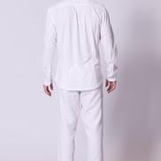 Cotton Supima Jersey Shirt in White