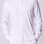Cotton Supima Jersey Shirt in White