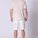Supima Cotton Notched T-Shirt Beige