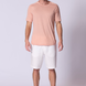 Supima Cotton Notched T-Shirt in Terracotta