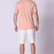 Supima Cotton Notched T-Shirt in Terracotta