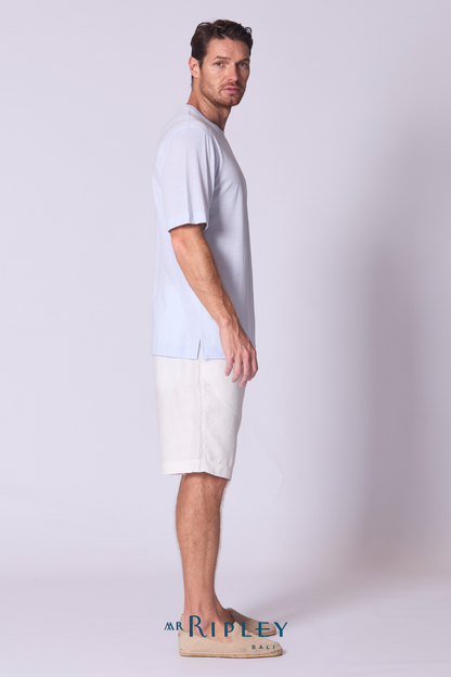 Cotton Supima Classic T Shirt in Chambray