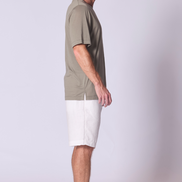 Cotton Supima Classic T Shirt In Khaki