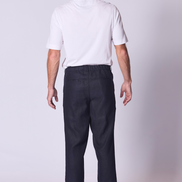 Linen Lounge Pant in Navy