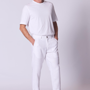 Linen Lounge Pant in White