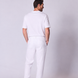 Celana Panjang Linen Santai Warna Putih