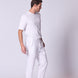 Celana Panjang Linen Santai Warna Putih