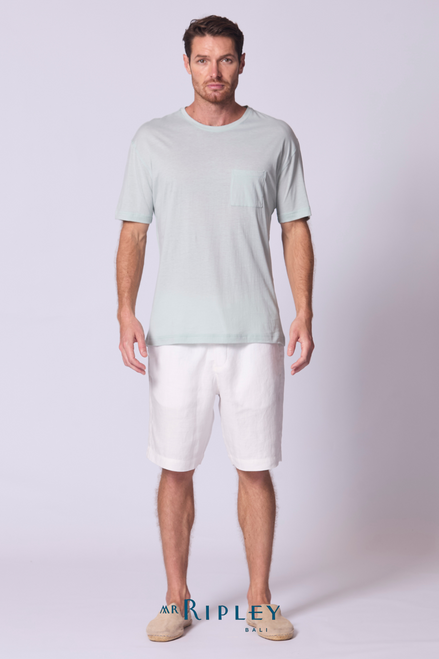 Camiseta Extragrande de Algodón Supima en Cerámica