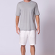 Relaxed Fit Supima Cotton Pocket T-Shirt in Dove Grey