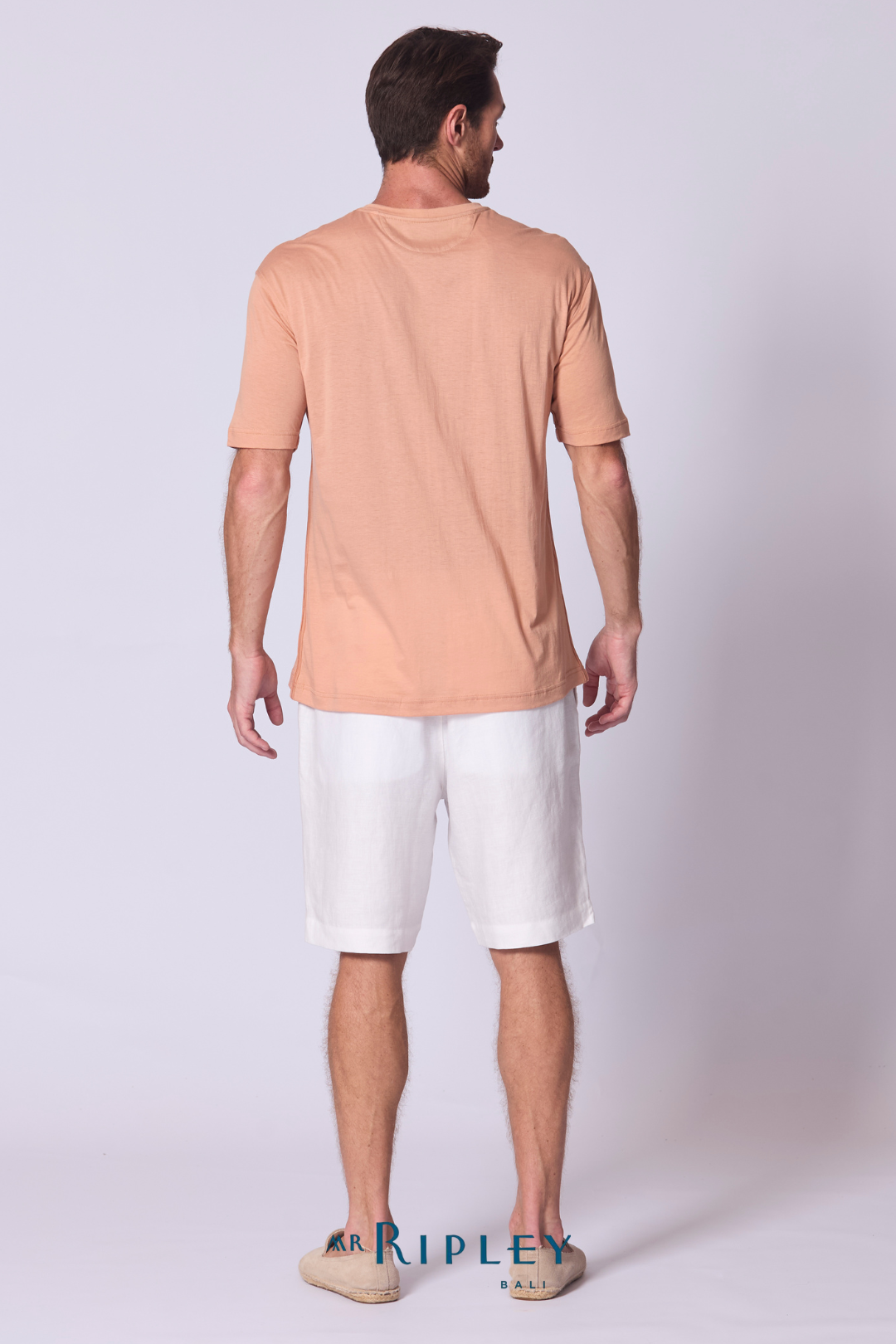Oversize Cotton Supima T Shirt in Soft Terracota