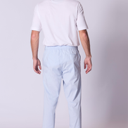 Relaxed Cotton Voile Lounge Pant in Chambray
