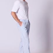 Relaxed Cotton Voile Lounge Pant in Chambray
