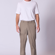 Relaxed Cotton Voile Lounge Pant in Khaki