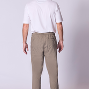 Relaxed Cotton Voile Lounge Pant in Khaki
