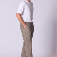 Relaxed Cotton Voile Lounge Pant in Khaki