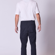 Relaxed Cotton Voile Lounge Pant in Navy