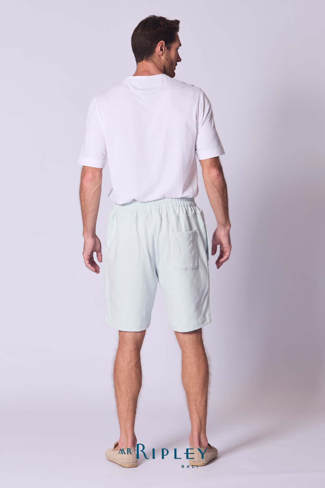 Relaxed French Terry Short in Ceramic