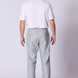 Celana Linen Santai Warna Dove Grey