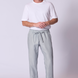 Celana Linen Santai Warna Dove Grey