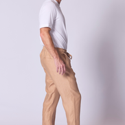 Relaxed Linen Lounge Pant in Straw
