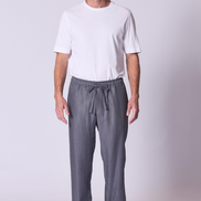 Relaxed Linen Lounge Pant in  Amethyst
