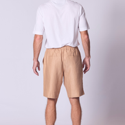 Relaxed Linen Short in Straw